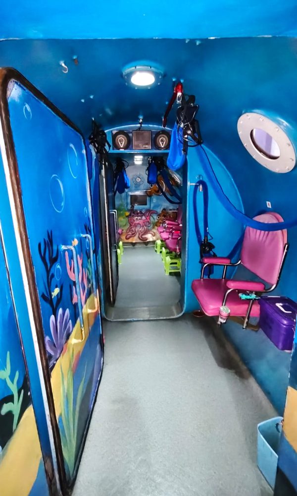 Chamber Hiperbarik Klinik Tiandte tampak dalam 1